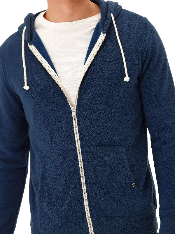 Triblend Zip Fleece Hoodie