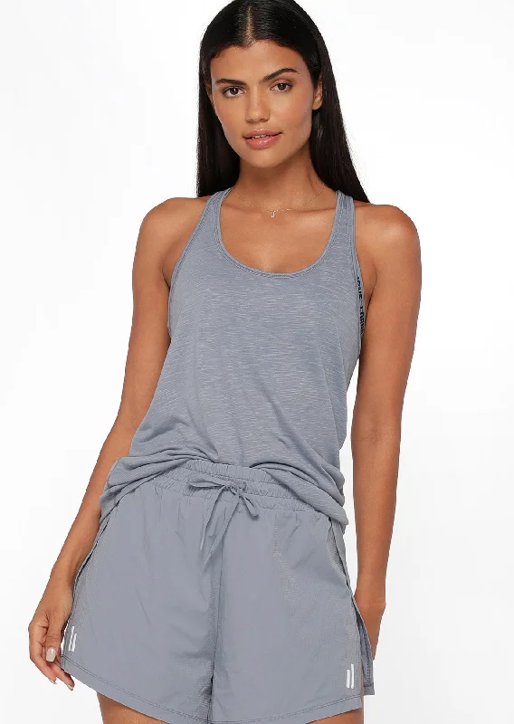 Lorna Jane Slouchy Gym Tank - Gravity Grey