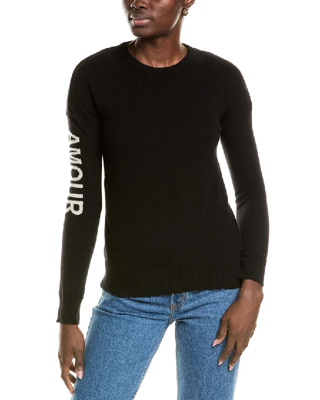 Zadig & Voltaire Gaby Amour Intarsia Wool & Cashmere-Blend Sweater