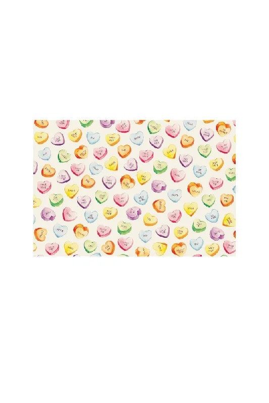 Conversation Hearts Placemat-FINAL SALE