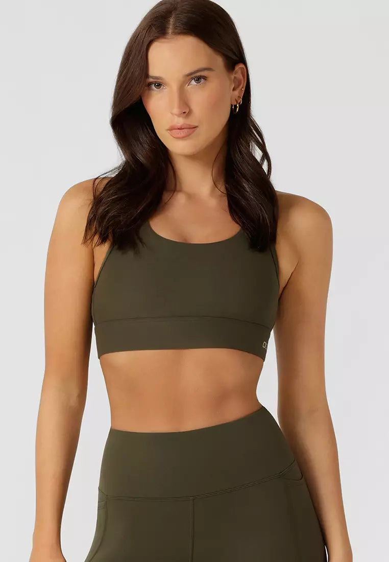 Lorna Jane Amy Maximum Support Sports Bra - Luxury Green