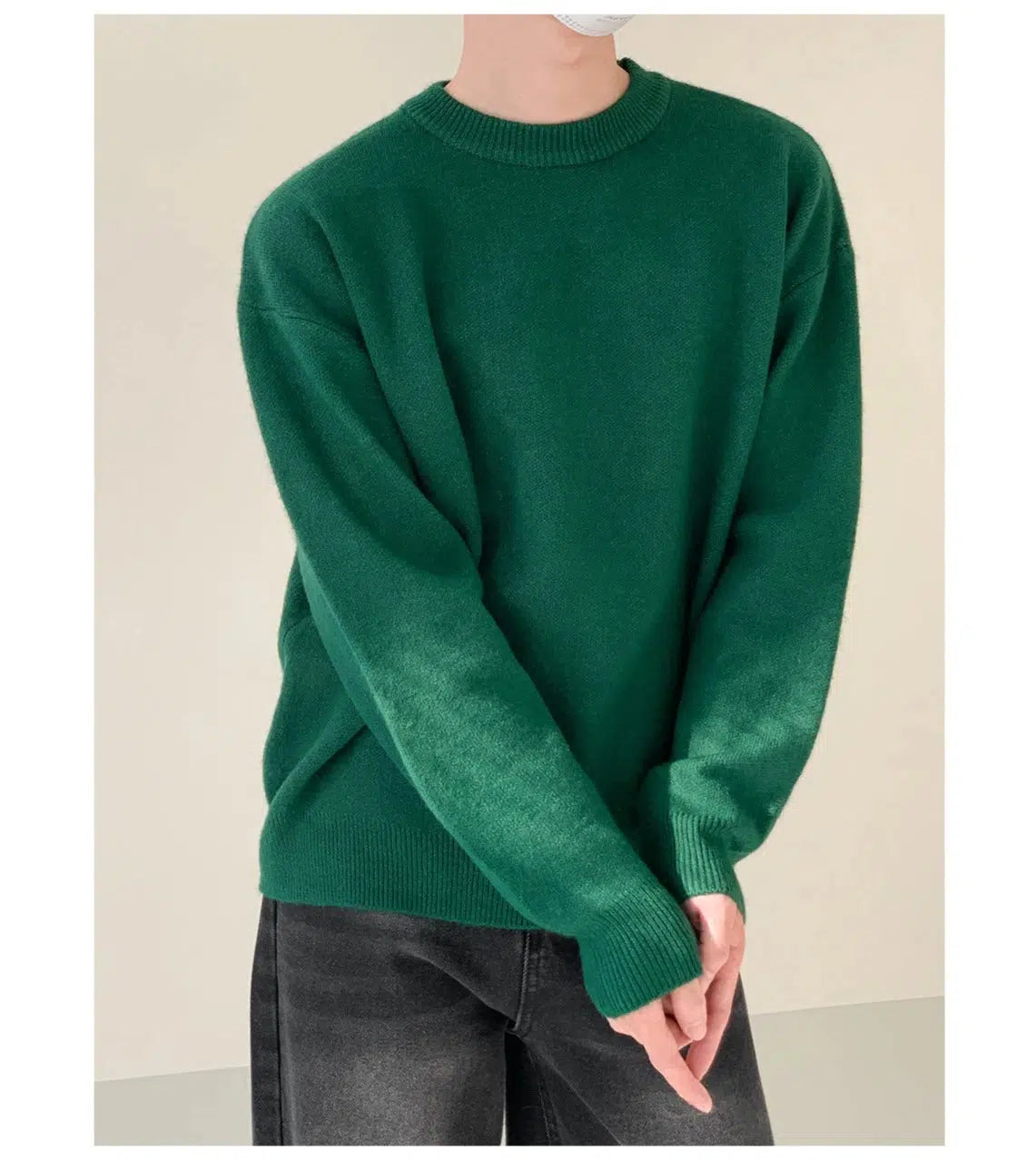 Cashmere Crew Neck Base Sweater