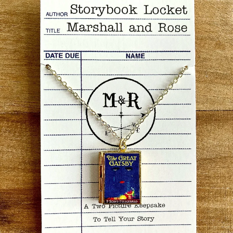 The Great Gatsby Book Locket