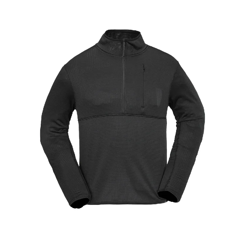 Volcom Gridlock Mock Neck Fleece - Black