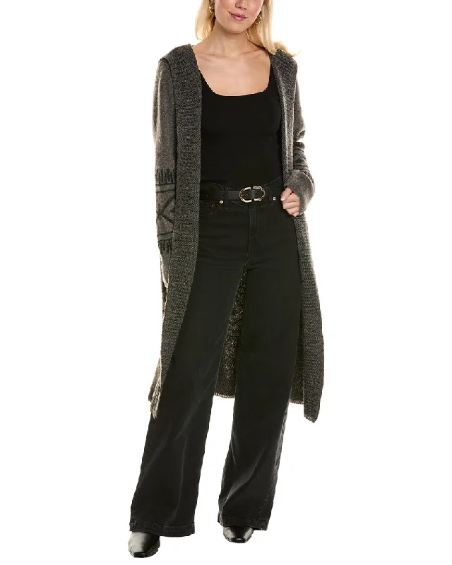 Joseph A. Hooded Duster Coat