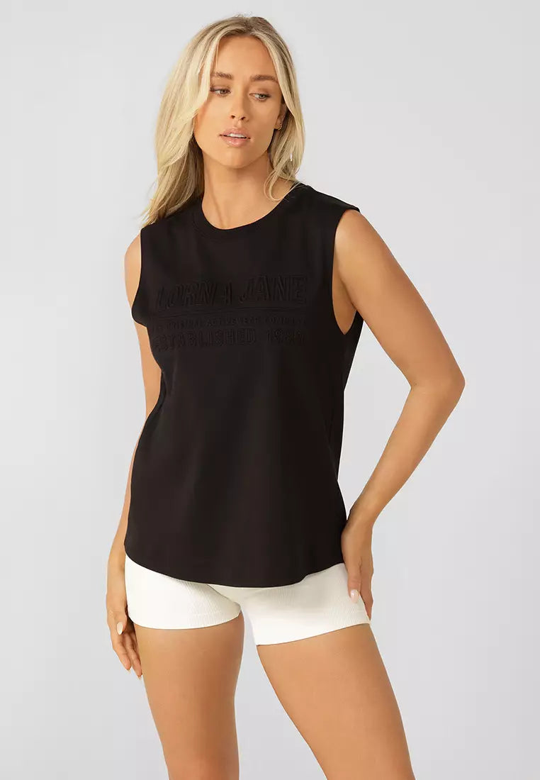 Lorna Jane Everyday Essential Muscle Tank - Black