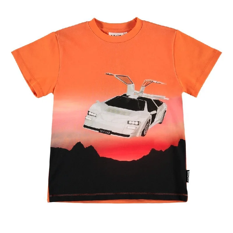 Orange Flying Car T-Shirt