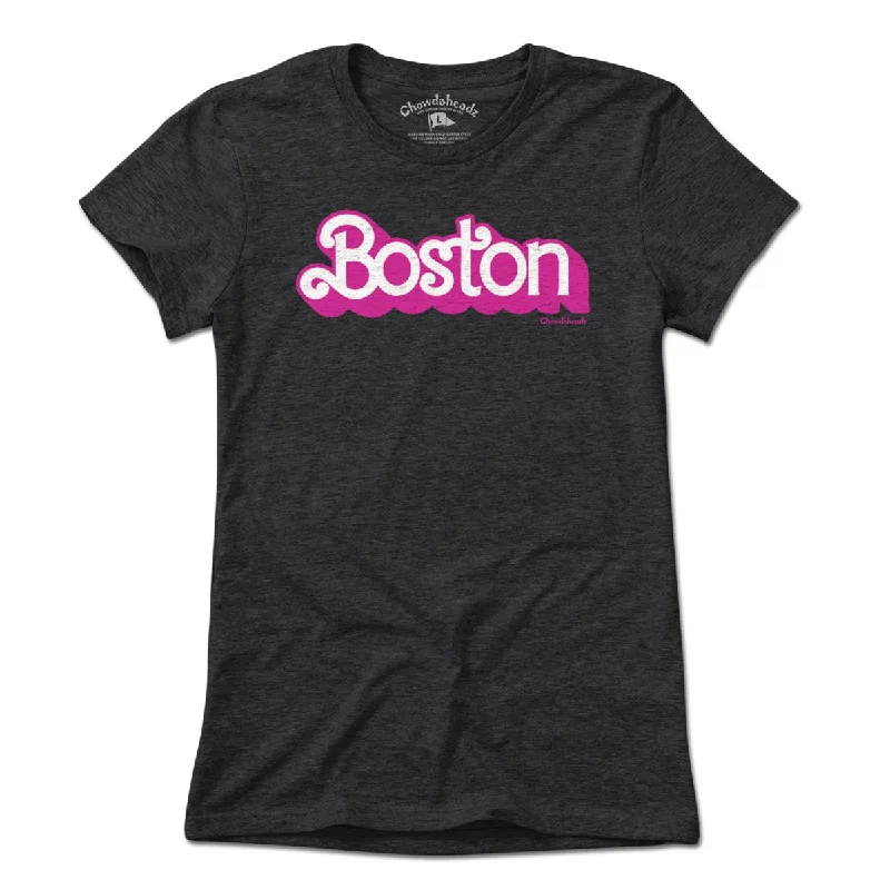 Boston Pink Logo T-Shirt