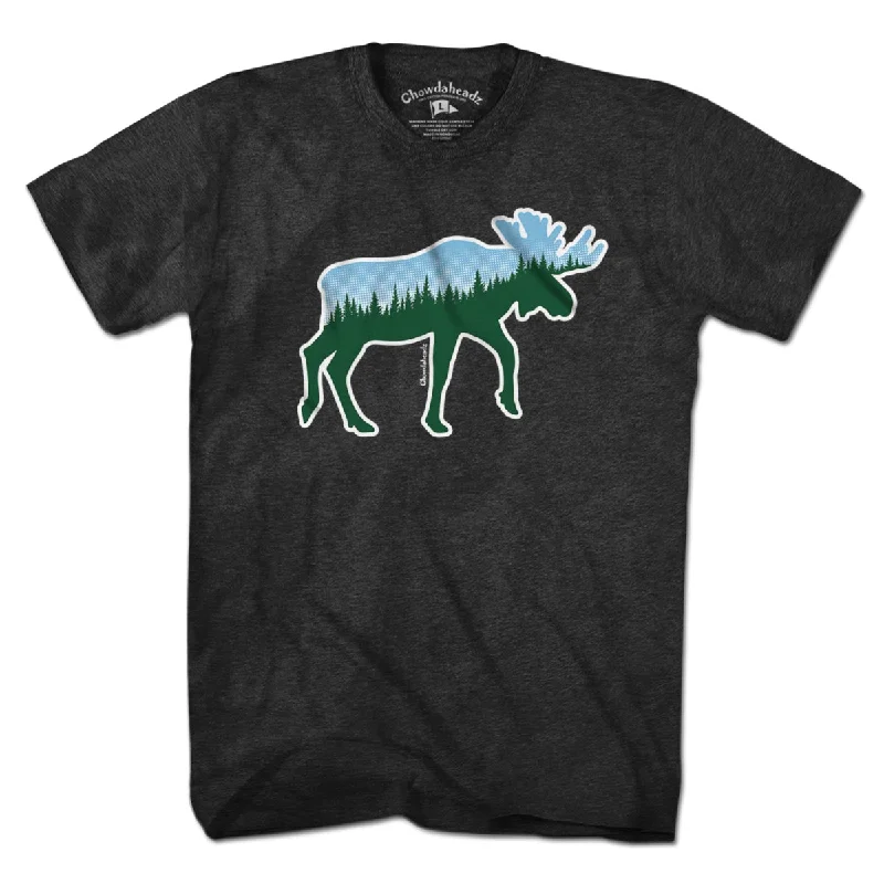 Moose Tree Skyline T-Shirt