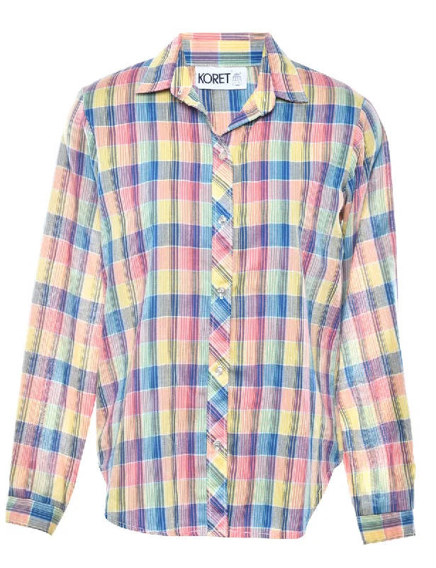 Checked Shirt - L