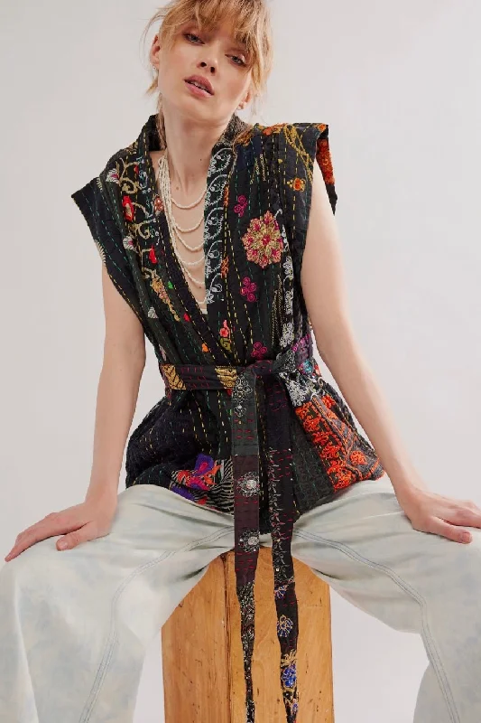 GLORIA PATCHWORK VEST