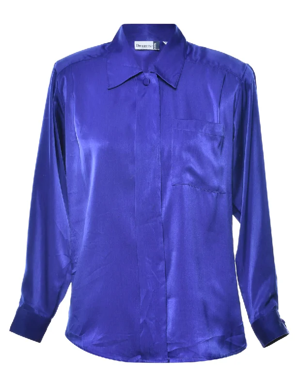 Petites Blue Blouse - S