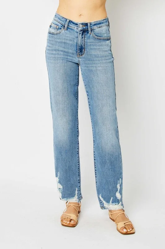 Judy Blue High Rise Straight Jeans