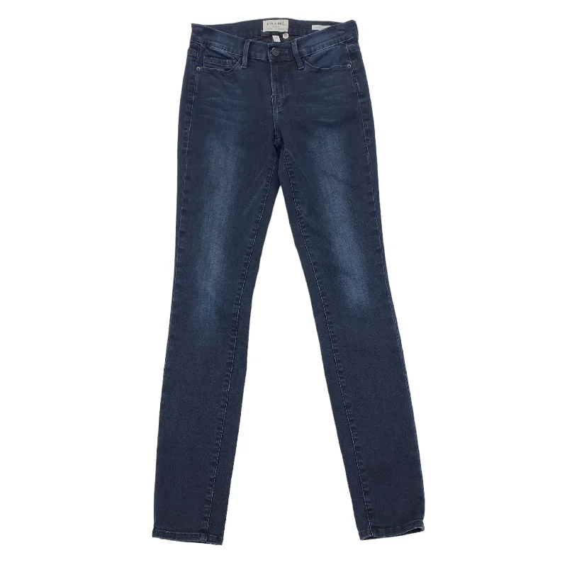 Denim Blue Jeans Skinny Frame, Size 0