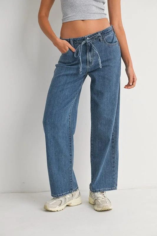 JBD Drawstring Wide Leg Jean