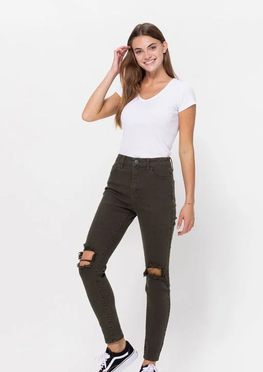 Cello High Rise Ankle Skinny