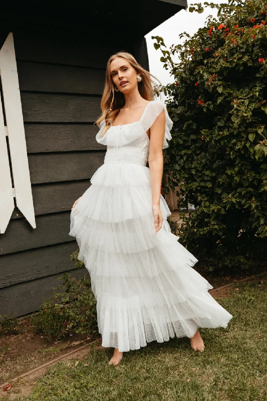 Evalyn Tiered Ruffle Maxi Dress