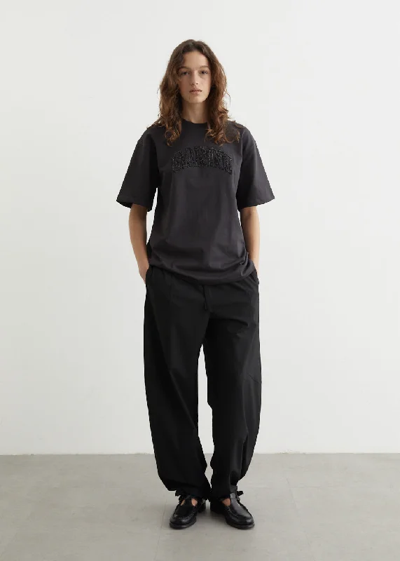 Drapey Melange Elasticated Waist Pants