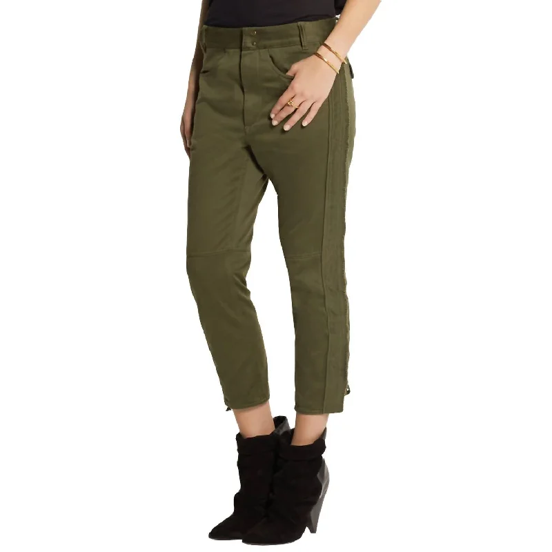 Women's Jessie Cropped Pants In Khaki